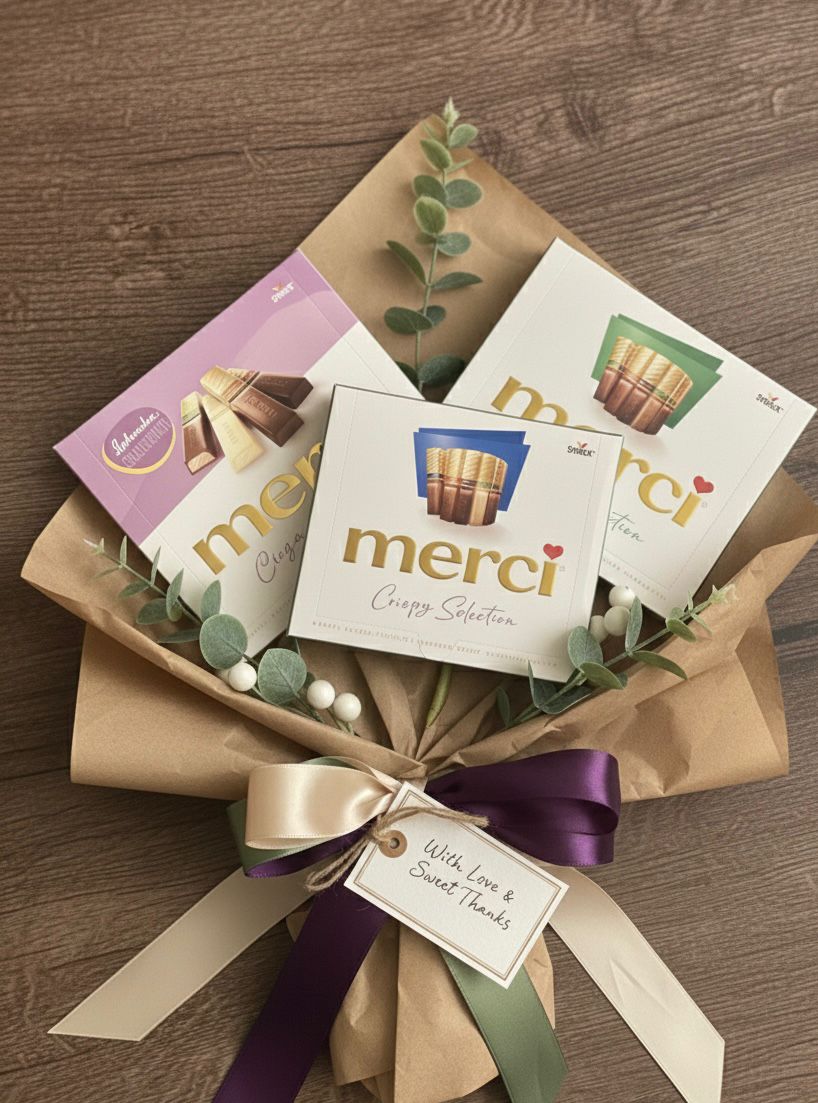 Ein Strauß aus Schokolade